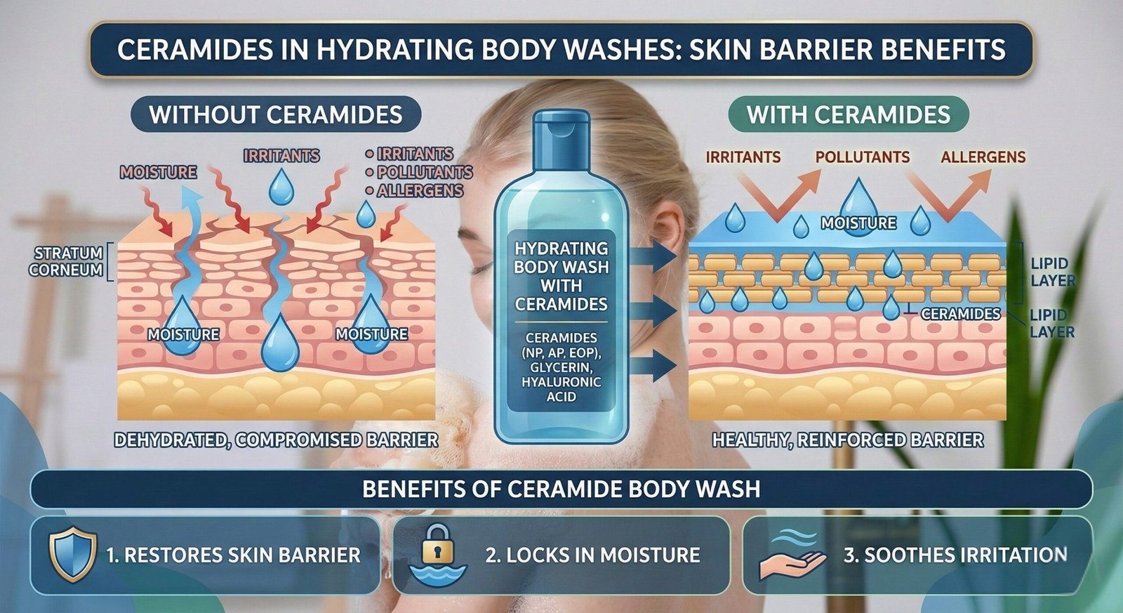 Body Washes: Skin Barrier Benefits